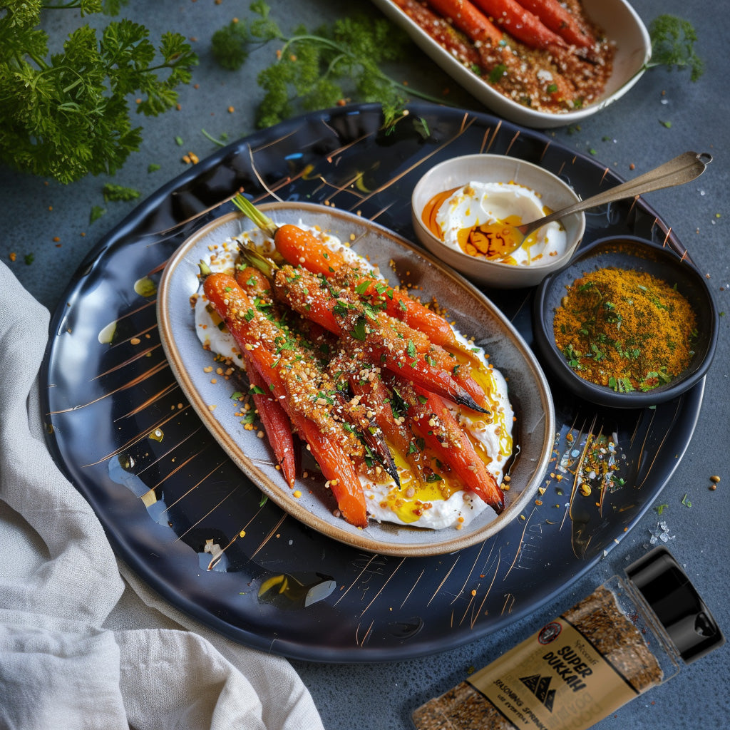 The Best Labneh and Roasted Carrots Recipe with Dukkah – Spicecraft