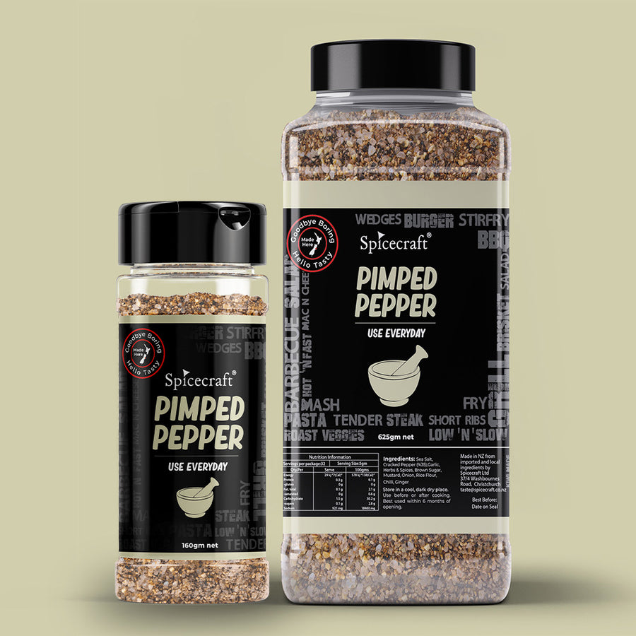 Pepper blend | Steak seasoning | Beef rub | SPG + – Spicecraft
