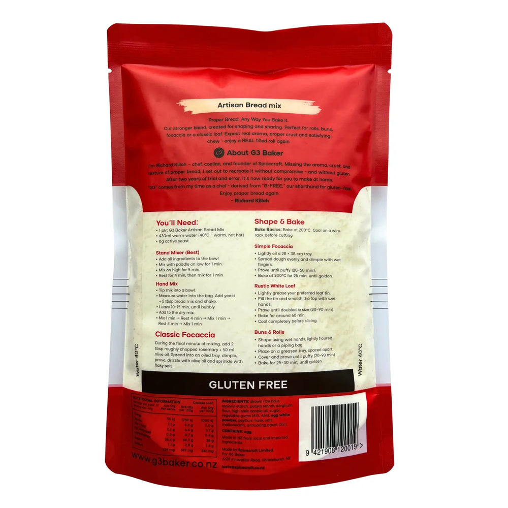 Artisan - Gluten Free Bread Mix