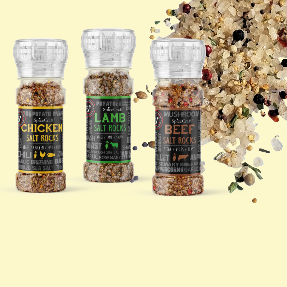 Salt Grinder Gift Packs - Seasonings for every meal