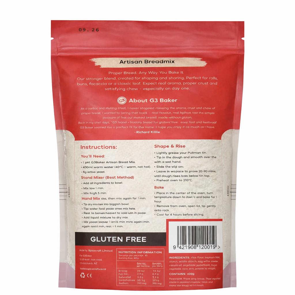 Artisan Gluten-Free Bread Mix