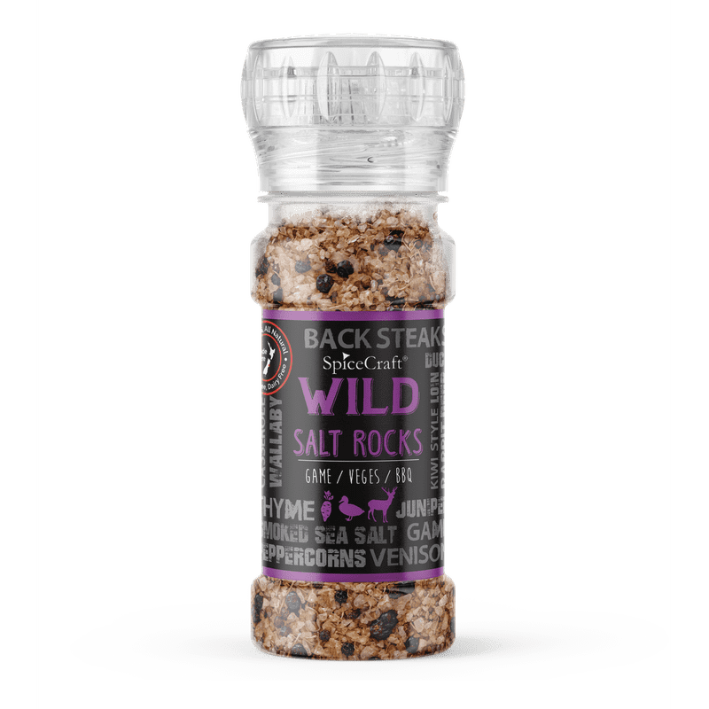 Wild Salt Rocks seasoning for game | Wild Salt grinder | salmon seasoning – Spicecraft