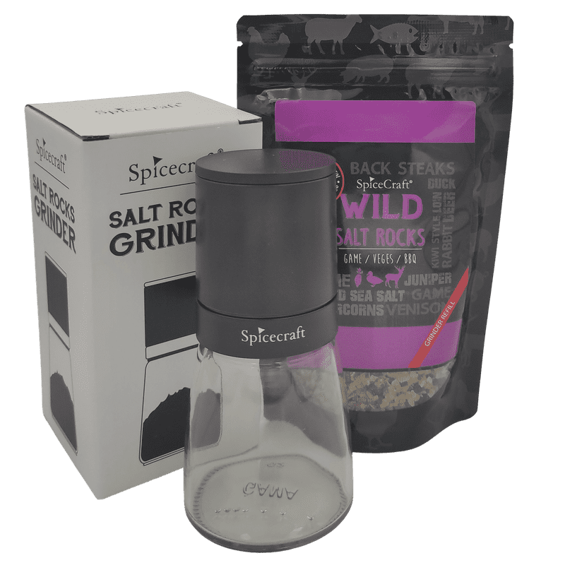 Wild Salt Rocks seasoning for game | Wild Salt grinder | salmon seasoning – Spicecraft